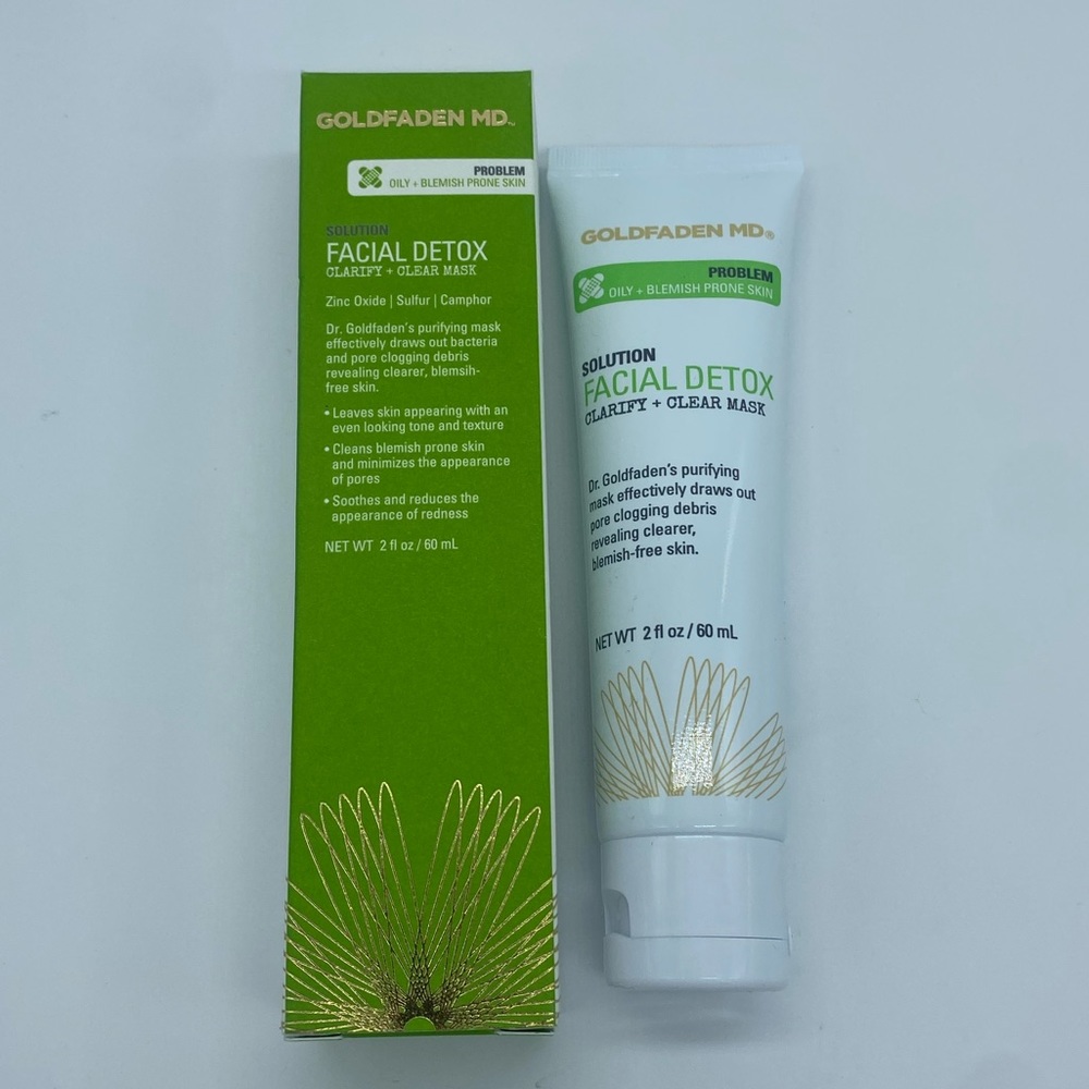 BNIB Goldfadden MD Facial Detox Clarify + Clear Mask